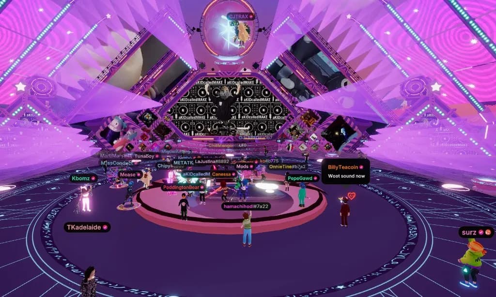 Decentraland Metaverse Music Fest with AkidCalledMake