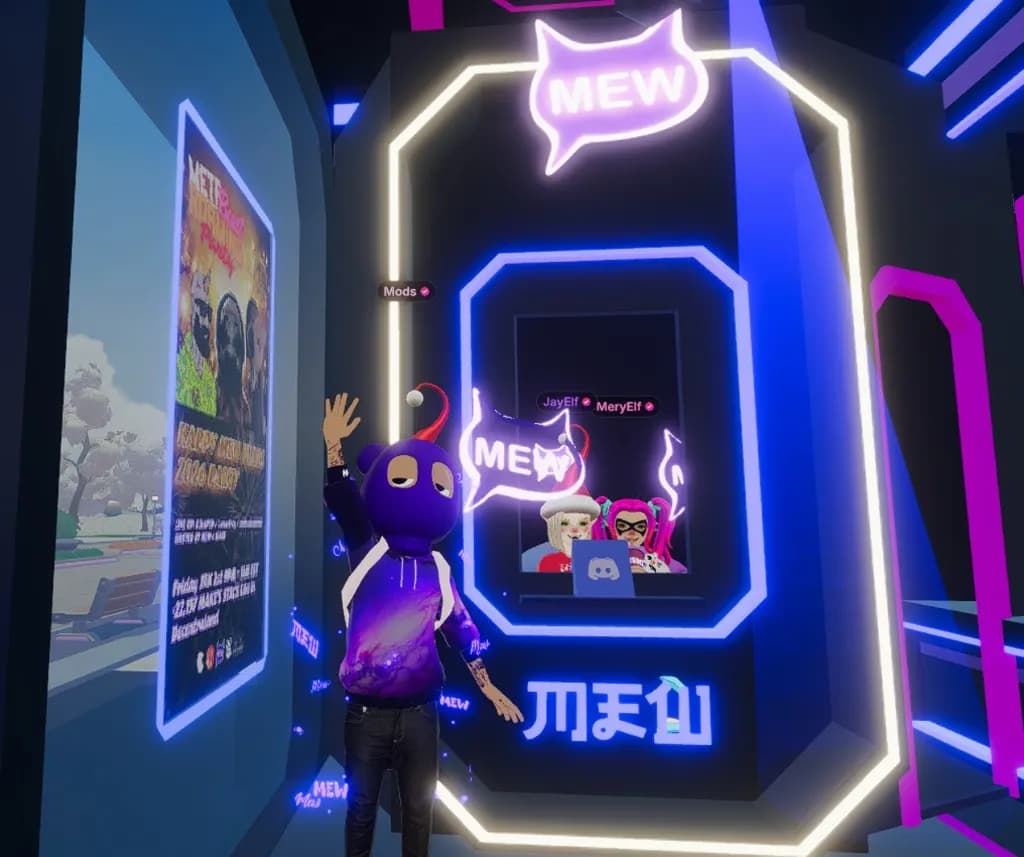 New Year's at the Mew booth