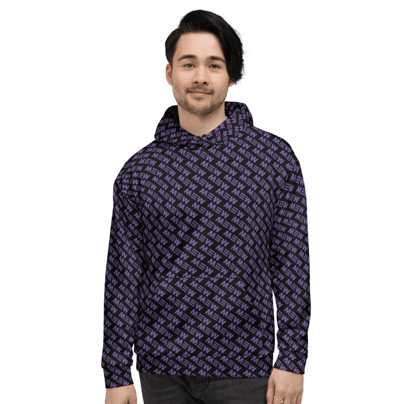 Black/Purple Mew Hoodie