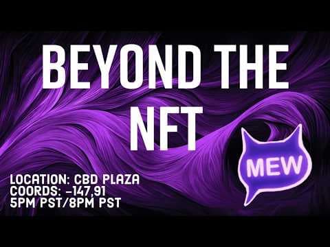 Beyond The NFT @ CBD Plaza NFT NYC Panel Replay