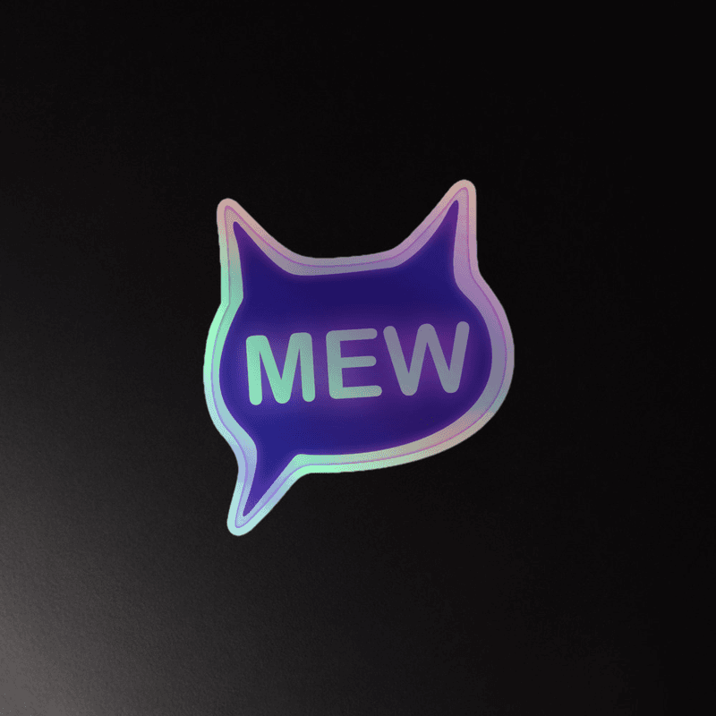 Mew Stickers