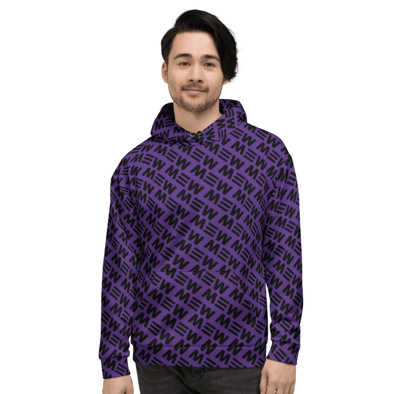 Purple/Black Mew Hoodie