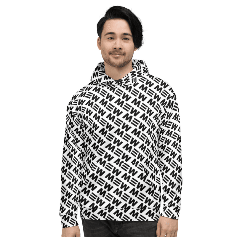 White/Black Mew Hoodie