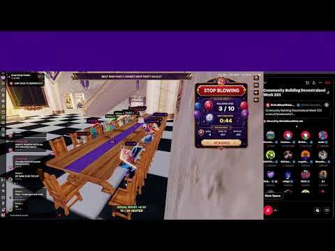 Community Building Decentraland Week 222